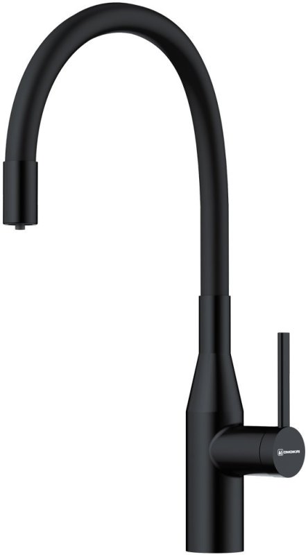 Смеситель для кухни Omoikiri Yatomi 2 Plus GB-BL (4994498) с гибким изливом и подключением к фильтру воды